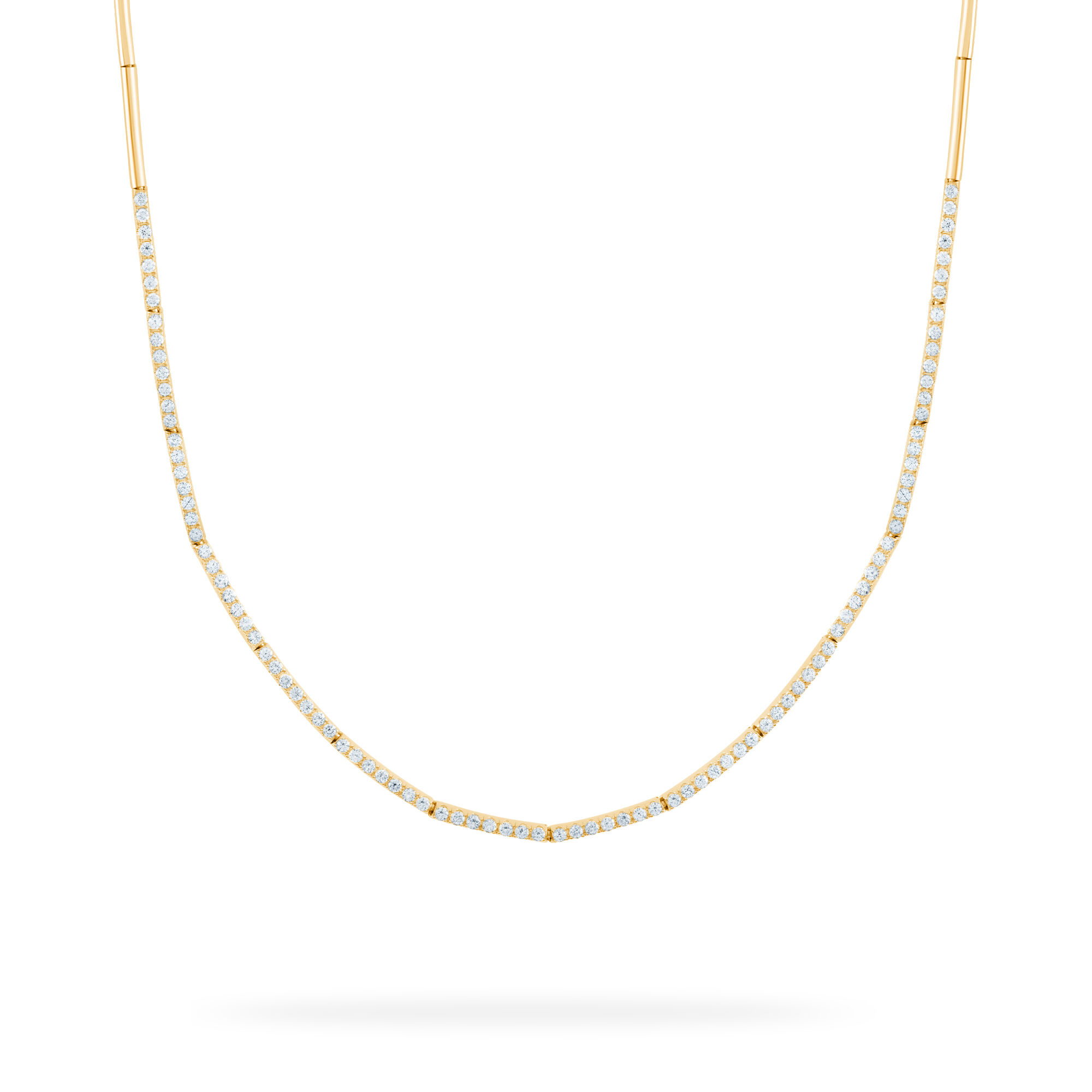 Gold diamond necklaces hotsell